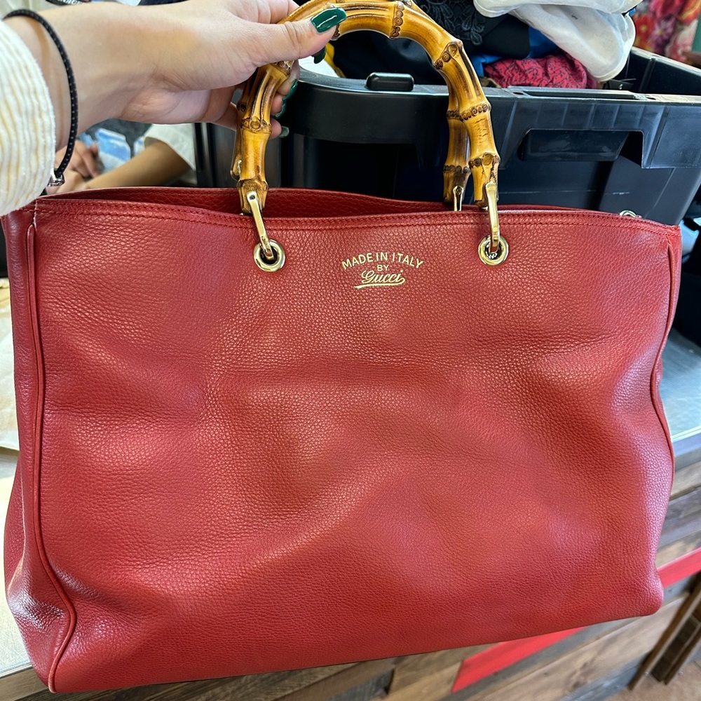 Gucci Large Bamboo Shopper